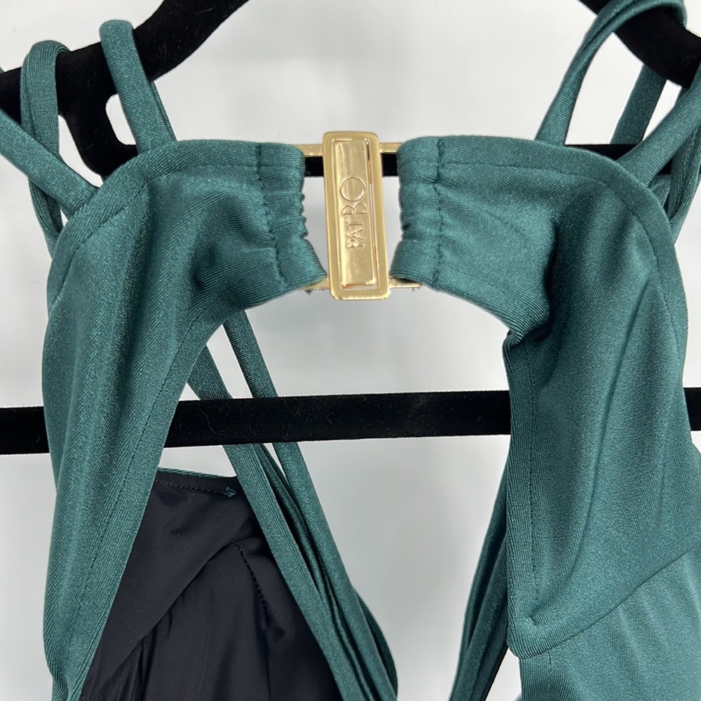 ❌SOLD❌ PatBO x Alessandra Ambrosio Cut Out Beach Dress in Palace Green - Picture 7 of 10